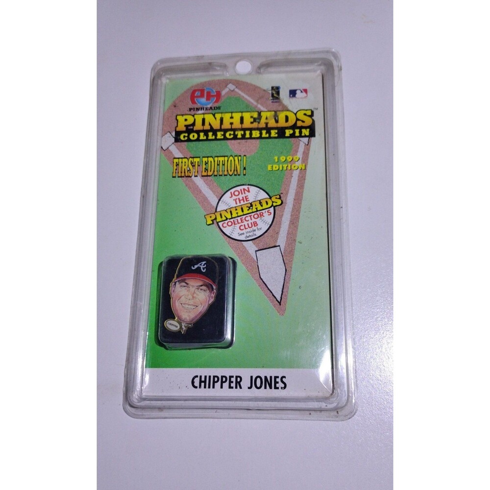 Chipper Jones-Pinheads Collectible Pin-First Edition
